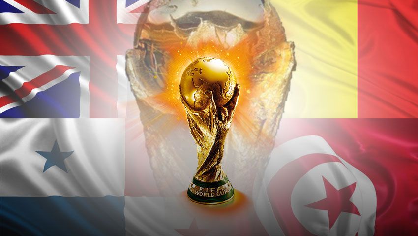 Piala Dunia 2018 Grup G terdiri dari Inggris, Belgia, Panama, dan Tunisia. Copyright: © Indosport.com