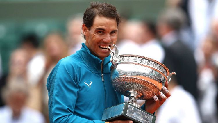 Rafael Nadal vs Roger Federer. Copyright: © INDOSPORT