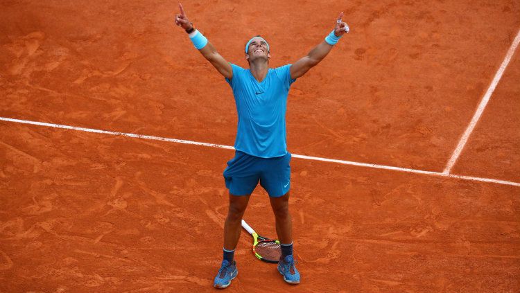 Rafael Nadal telah mengoleksi 11 gelar juara Prancis Terbuka. Copyright: © Getty Images