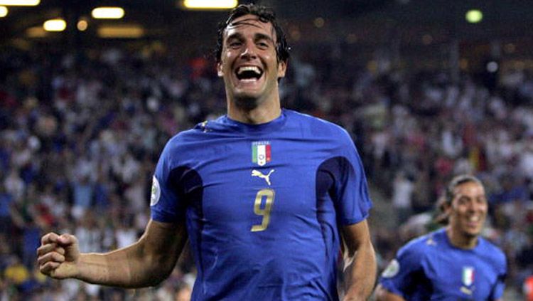 Luca Toni, striker Timnas Italia 2006. Copyright: © Getty Images
