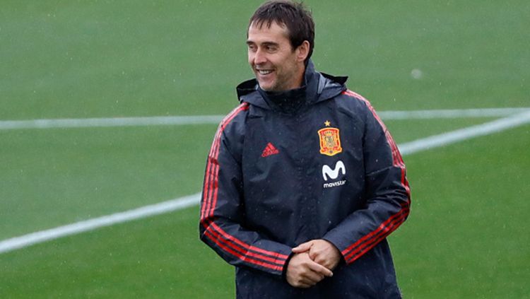 Julen Lopetegui masih menjabat sebagai pelatih Timnas Spanyol. Copyright: © Getty Images