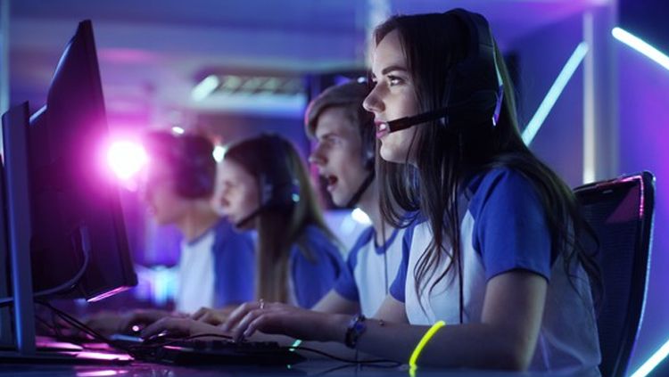 Situasi kompetisi eSport. Copyright: © Istimewa