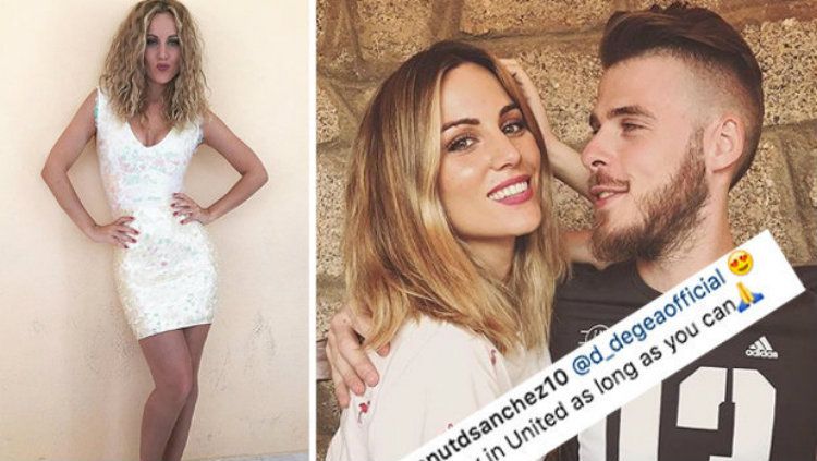 Edurne Garcia kekasih David de Gea. Copyright: © INDOSPORT
