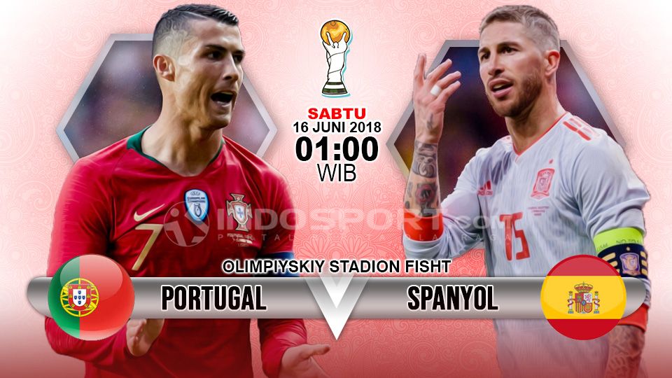 Portugal vs Spanyol. Copyright: © INDOSPORT
