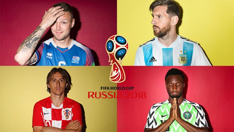 Grup D Piala Dunia 2018: Nigeria, Islandia, Kroasia, Argentina. Copyright: © Getty Images