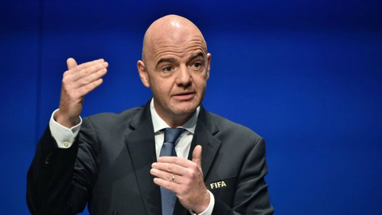 Presiden FIFA, Gianni Infantino, menyoroti isu rasisme yang masih saja menghantui dunia sepak bola Italia dan bahkan dunia. Copyright: © FIFA.com