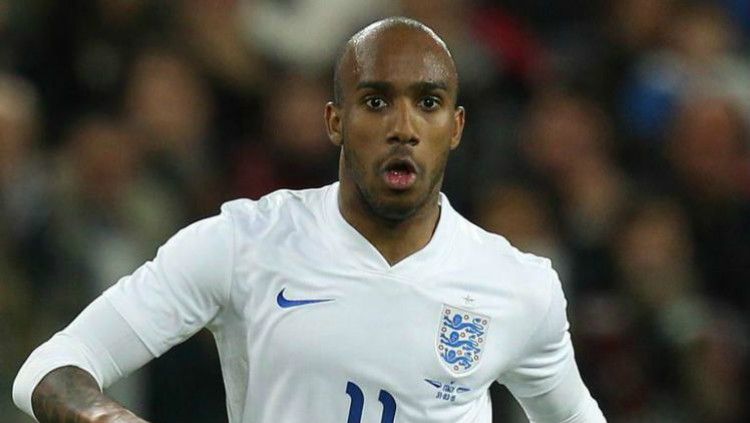 Gelandang Manchester City, Fabian Delph saat membela Timnas Inggris. Copyright: © Getty Images