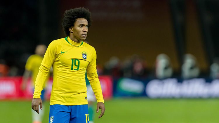 Willian, gelandang serang Timnas Brasil. Copyright: © Getty Images