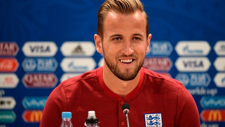 Harry Kane, striker Timnas Inggris. Copyright: © Getty Images