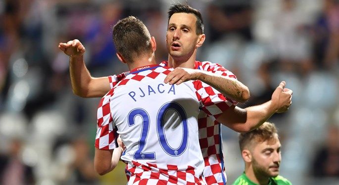 Nikola Kalinic saat berseragam Kroasia. Copyright: © Croatia Week