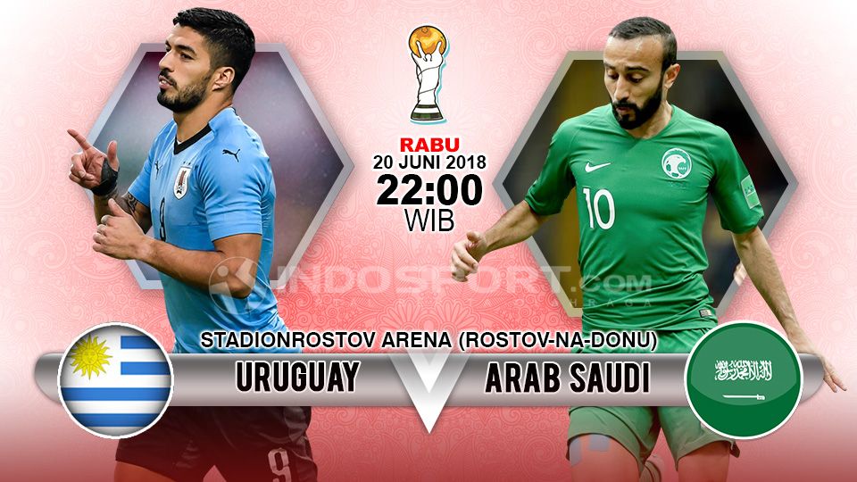 Prediksi Piala Dunia 2018: Uruguay vs Arab Saudi Copyright: © Grafis: HeruFirmansyah/Indosport.com