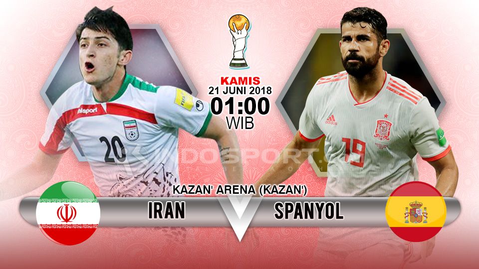 Prediksi Iran vs Spanyol Copyright: © Indosport.com