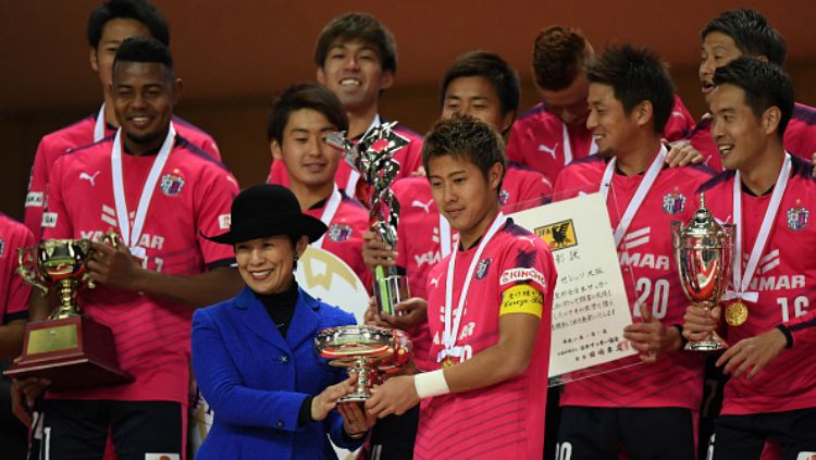 Putri Hisako, pelindung kehormatan Asosiasi Sepakbola Jepang. Copyright: &copy; Getty Images