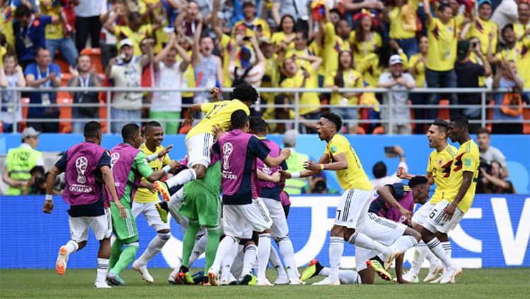 Selebrasi gol Kolombia Copyright: © Getty Images