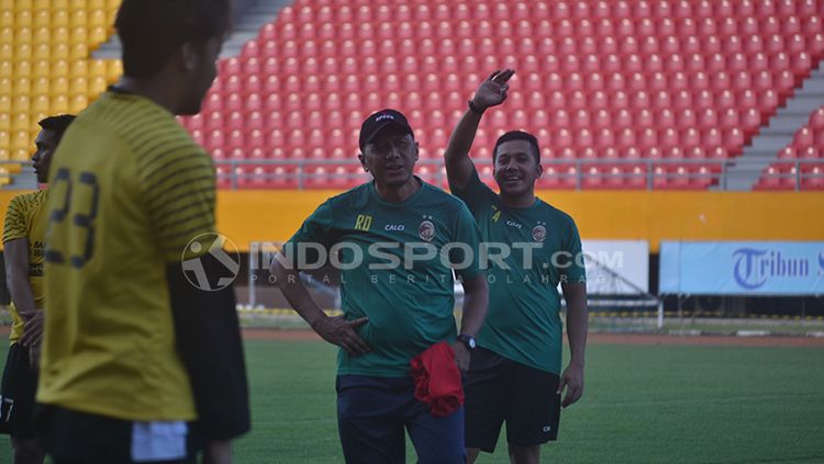 Suasana latihan Sriwijaya FC usai libur lebaran, Selasa (19/06/18) Copyright: © M.Effendi/INDOSPORT