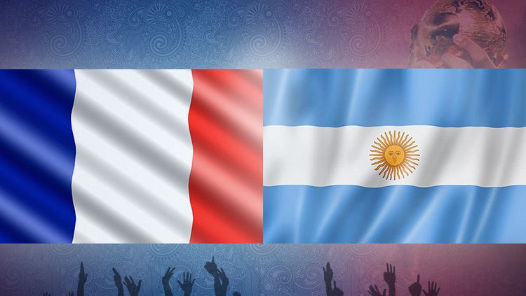 Ilustrasi Prancis dan Argentina. Copyright: © Soicaumienbac.cc