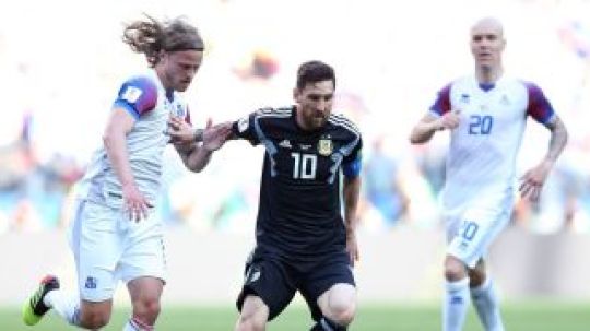 Mewssi ketika Argentina melawan Islandia Copyright: © WT Group