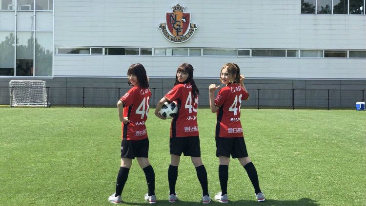 Kumazaki Haruka (kiri), Suda Akari (tengah), Kitagawa Ryouha (kanan). Copyright: © Twitter @nge_official