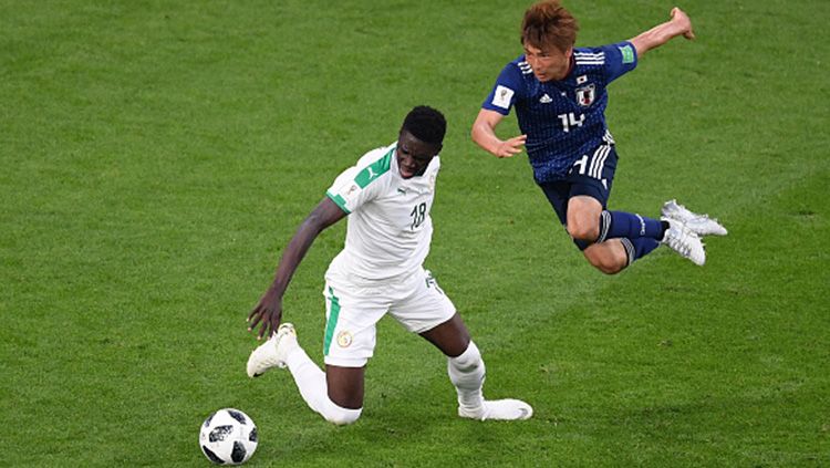 Jepang dan Senegal menjalani laga kedua penyisihan Grup H Piala Dunia 2018. Copyright: © Getty Images