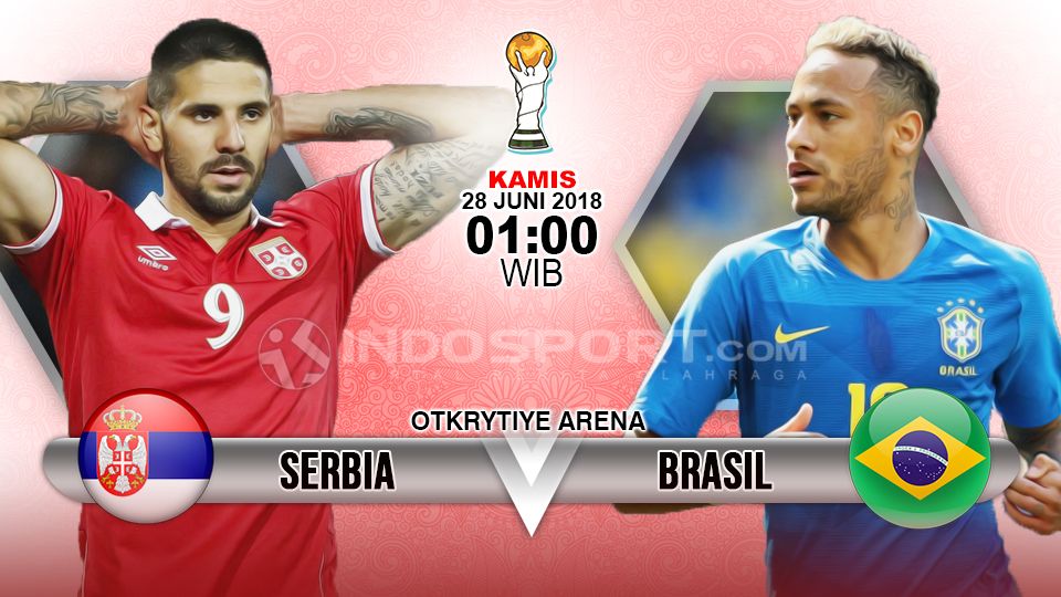 Serbia vs Brasil. Copyright: © INDOSPORT