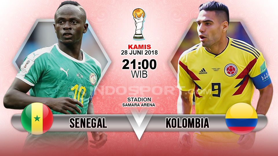Senegal vs Kolombia. Copyright: © Indosport.com