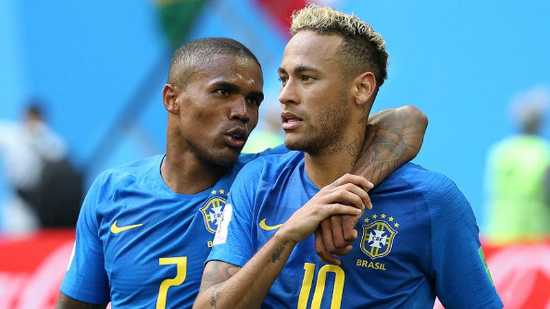 Douglas Costa dan Neymar Copyright: © Getty Images