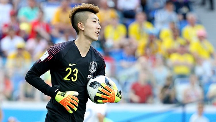 Cho Hyun-woo, kiper Timnas Korea Selatan di Piala Dunia 2018. Copyright: © Getty Images