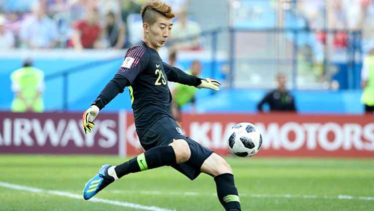 Cho Hyun-woo, kiper Timnas Korea Selatan di Piala Dunia 2018. Copyright: © Getty Images