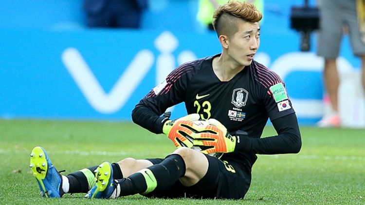 Cho Hyun-woo, kiper Timnas Korea Selatan di Piala Dunia 2018. Copyright: © Getty Images