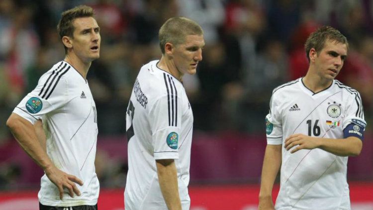 Bastian Schweinsteiger saat masih berseragam Timnas Jerman. Copyright: © Getty Images