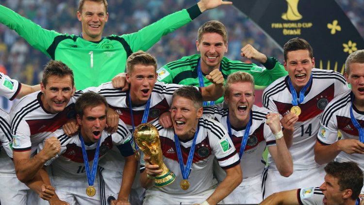 Jerman saat menjuarai Piala Dunia 2014. Copyright: © Getty Images