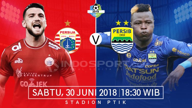 Persija Jakarta vs Persib Bandung. Copyright: © INDOSPORT