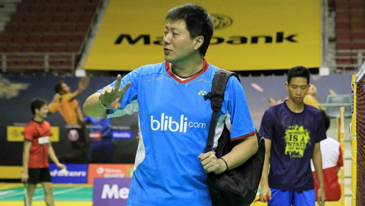 Pelatih Ganda Putra, Aryono Miranat Evaluasi Penampilan Ganda Putra di Korea Masters Copyright: © badmintonindonesia.org