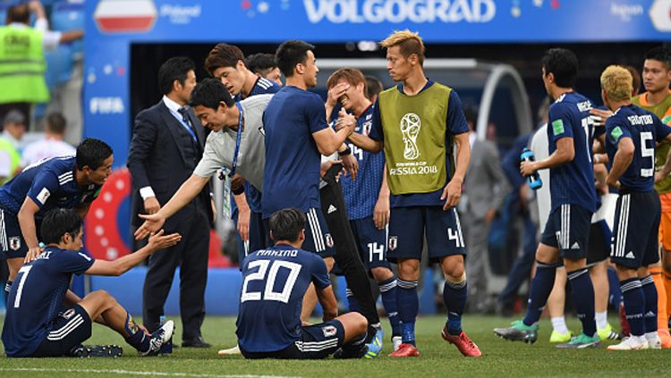 Timnas Jepang di Piala Dunia 2018. Copyright: © Getty Images