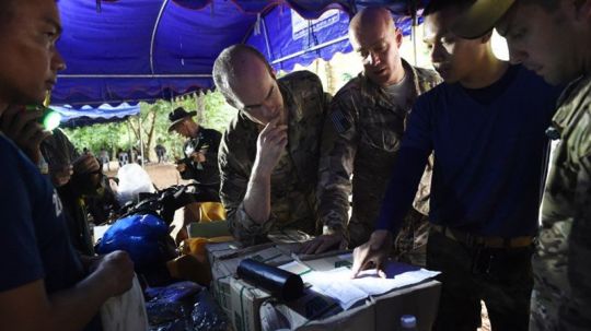 Tim sepakbola Thailand hilang di dalam goa. Copyright: &copy; The Phuket News