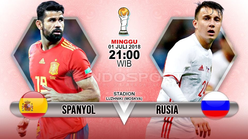 Prediksi Spanyol vs Rusia Copyright: © Indosport.com
