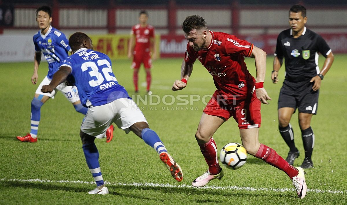 Persija Jakarta vs Persib Bandung di Liga 1 2018. Copyright: © Herry Ibrahim/Indosport.com