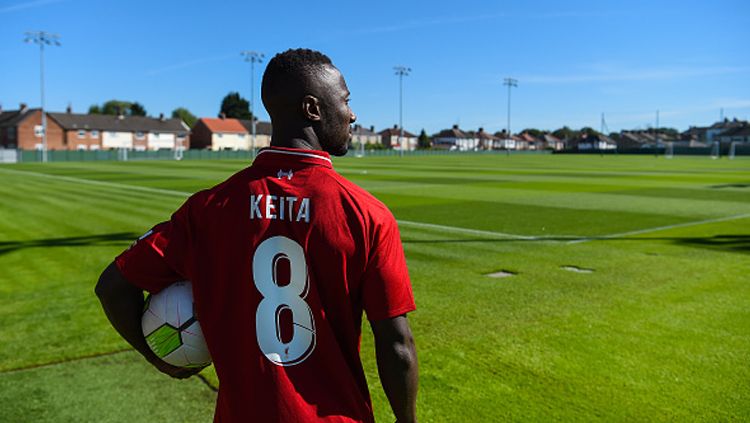 Naby Keita semakin membuktikan peran penting dirinya dalam permainan Liverpool ketika membawa klubnya pesta gol di laga Liga Champions kontra Genk. Copyright: © Getty Images