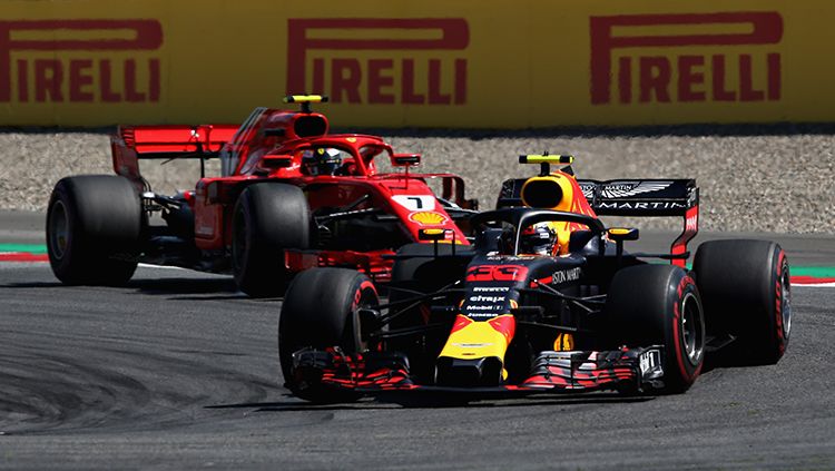 Max Verstappen menjadi juara di GP Austria. Copyright: © Getty Images