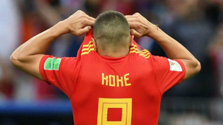Koke kecewa pasca Spanyol gugur di Piala Dunia 2018 Copyright: &copy; Marca