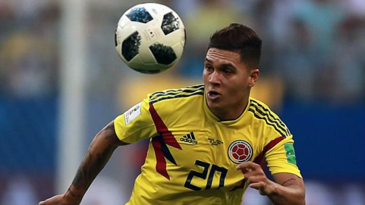 Juan Fernando Quintero, pemain Kolombia. Copyright: © Daily Mail