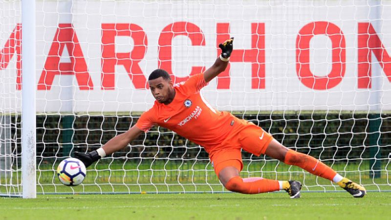 Nicolas Tie, kiper baru Chelsea yang berusia 17 tahun. Copyright: &copy; Getty Images