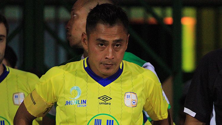 Penyerang Barito Puetra, Samsul Arif. Copyright: © Istimewa
