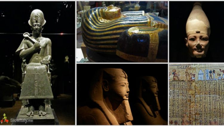 Museum Mesir di Turin adalah yang kedua terpenting di dunia. Copyright: &copy; SlowItaly