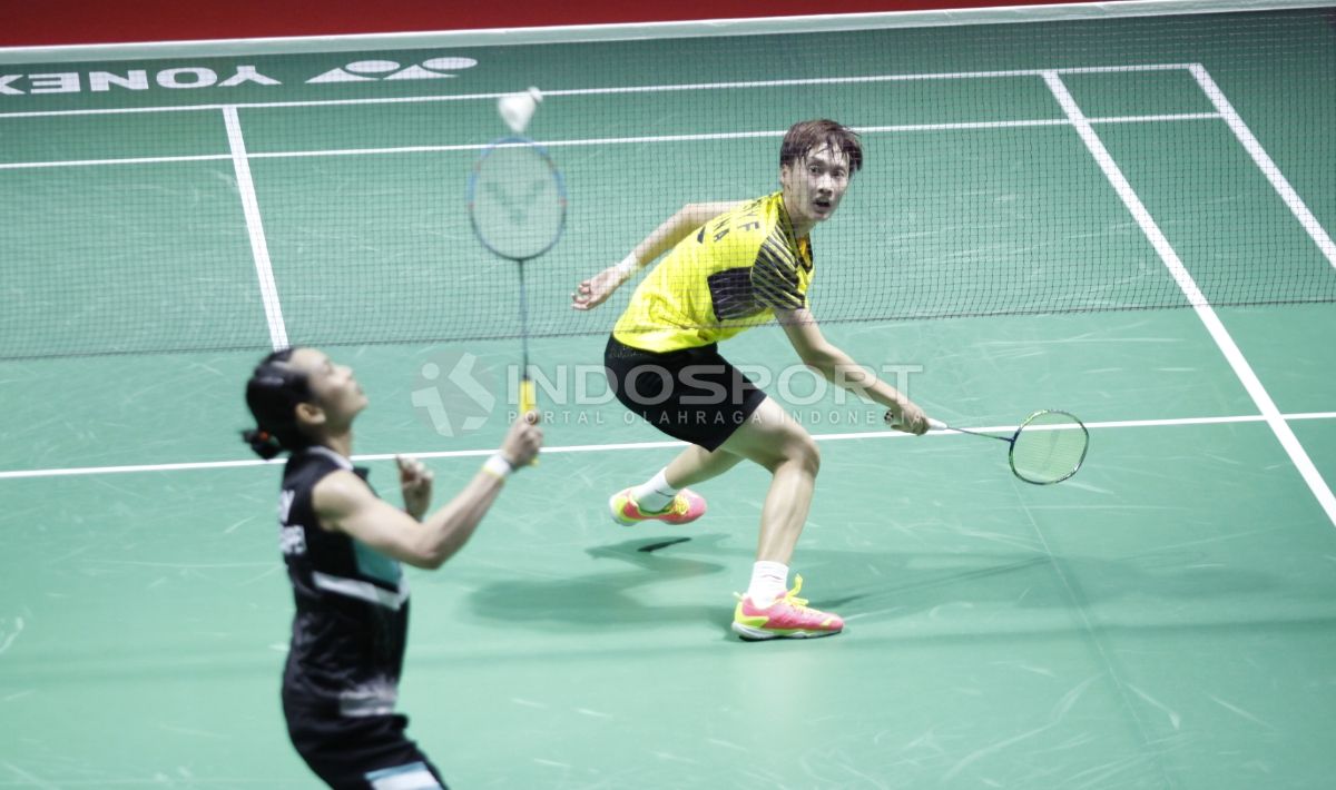 Duel antara Chen Yufei rubber (kuning) melawan Tai Tzu Ying berhasil. Copyright: © Herry Ibrahim/INDOSPORT