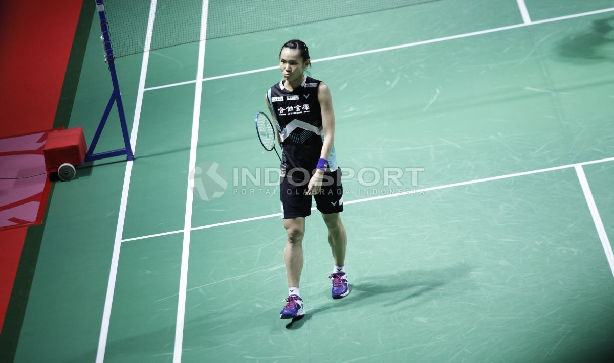 Pebulutangkis Taiwan, Tai Tzu Ying berhasil menjadi juara tunggal putri Blibli Indonesia Open 2018 di Istora Senayan, Jakarta, Minggu (08/07/18). Copyright: © Herry Ibrahim/INDOSPORT