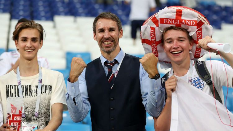 Neil Rowe, pria mirip pelatih Inggris Gareth Southgate di Piala Dunia 2018. Copyright: &copy; Telegraph