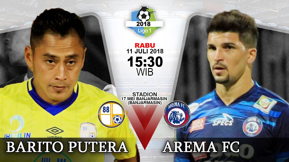 Barito Putera vs Arema FC. Copyright: © INDOSPORT