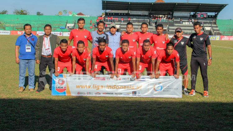 Skuat Madura FC tak terkalahkan di Liga 2. Copyright: © Ian Setiawan/INDOSPORT