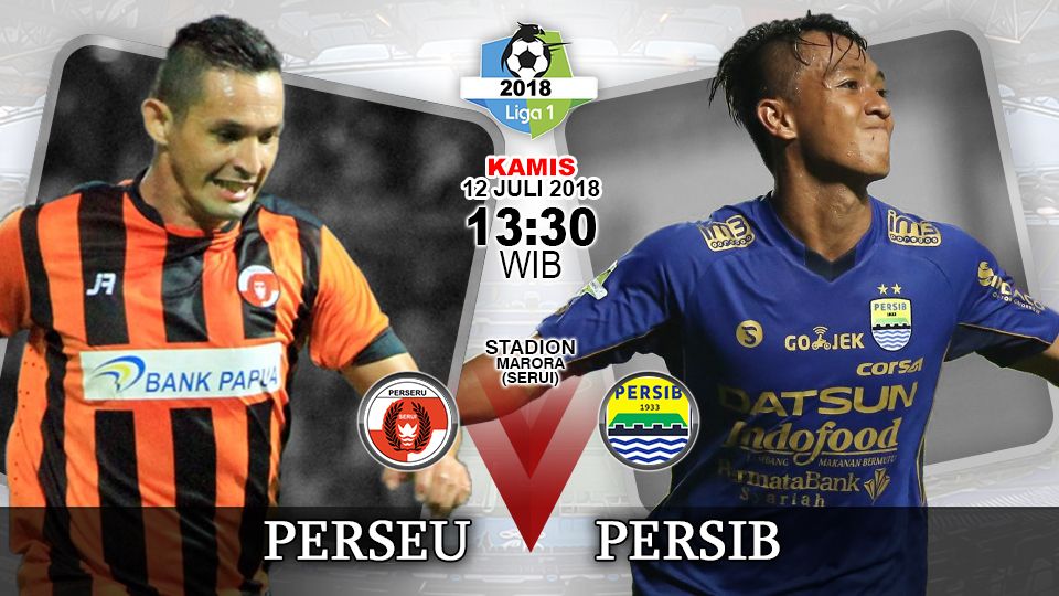 Perseru Serui vs Persib Bandung. Copyright: © INDOSPORT